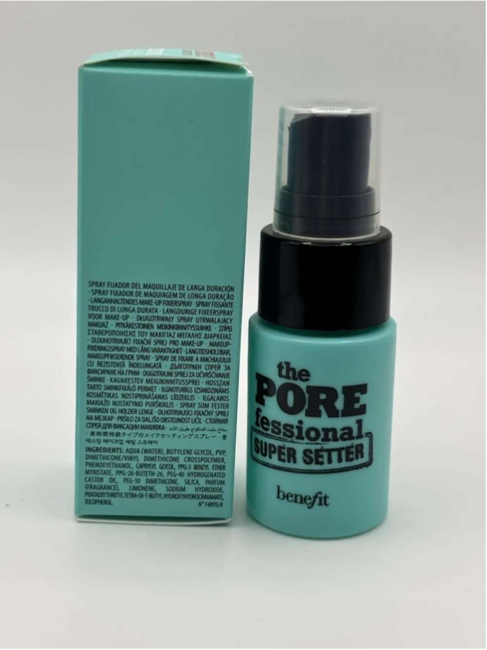 Benefit The Porefessional Super Setter Makeup Setting Spray Mini 0.5oz 15mL X 4